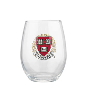 Harvard Crest Wine Glass - The Harvard Shop