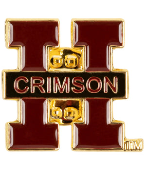 Harvard Crimson H Pin - The Harvard Shop