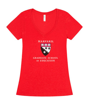 Harvard Graduate School of Education Ladies V-Neck - The Harvard Shop