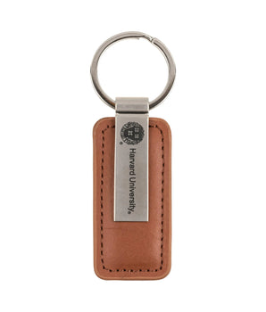 Harvard Leather Keychain - The Harvard Shop