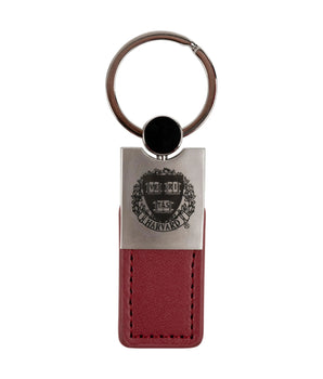 Leather Crest Keychain - The Harvard Shop