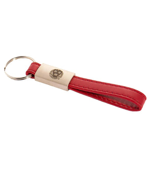 Leather Strap Keychain - The Harvard Shop